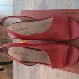 Red Donald Pliner Slingback Heel